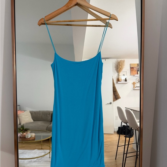 Naked wardrobe blue mini dress Medium stretchy - Picture 4 of 4
